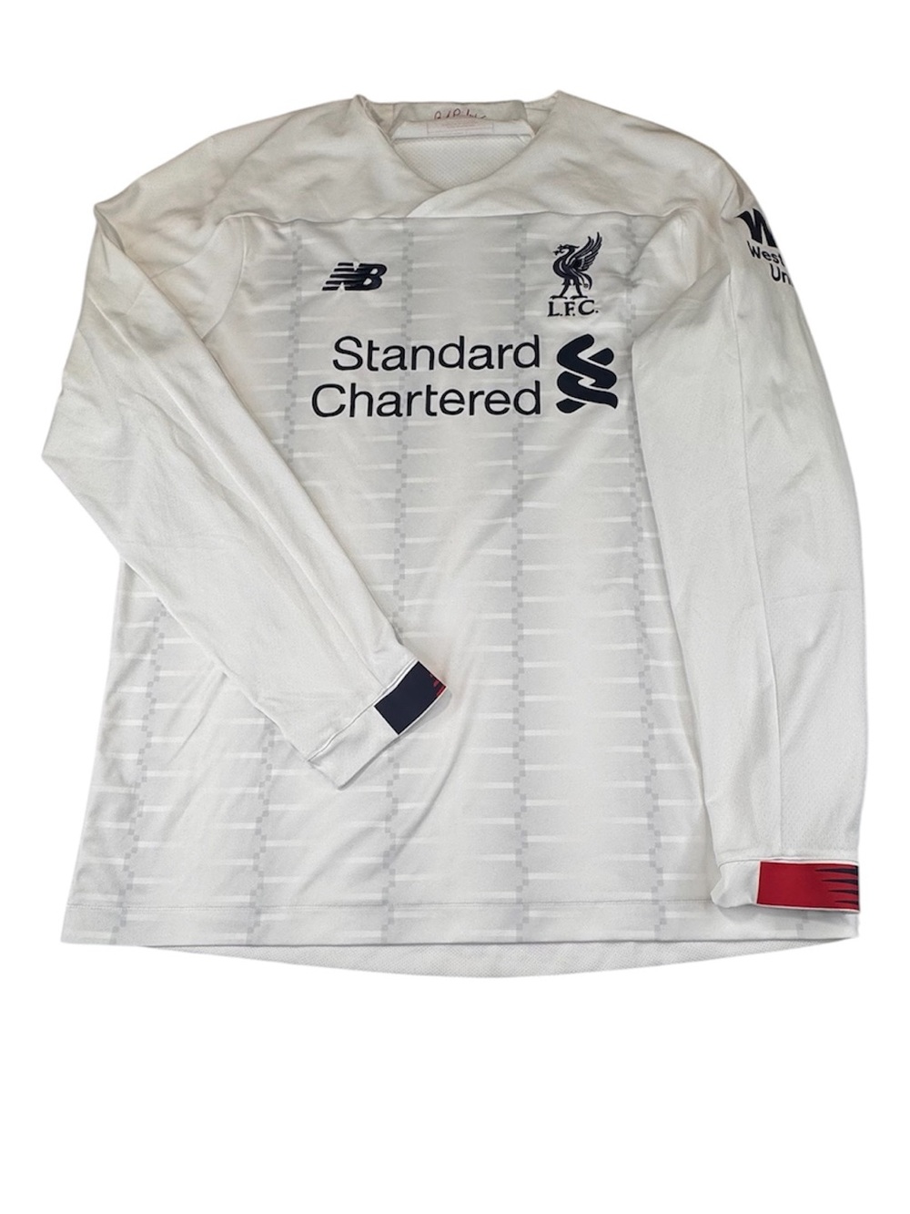 New Balance Liverpool 2019/20 Away Jersey Men Large Football L/S Shirt Soccer